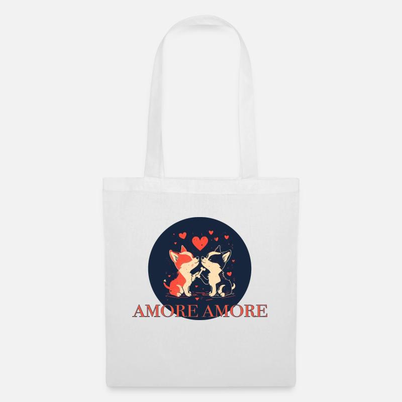 Amore Amore Dog´s - Stoffbeutel - Weiß