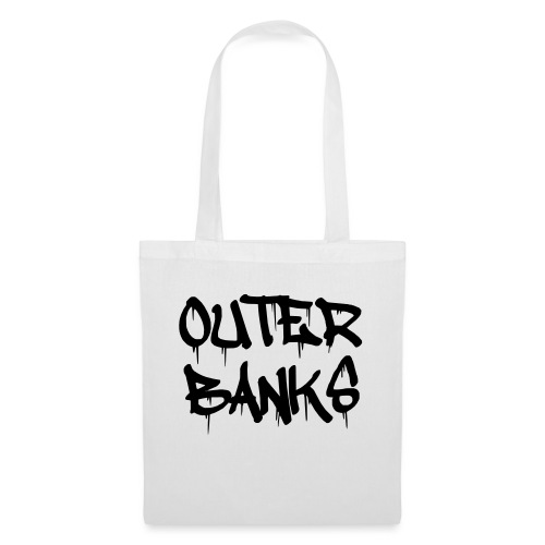 OUTER BANKS Graffiti-Schriftzug - Stoffbeutel