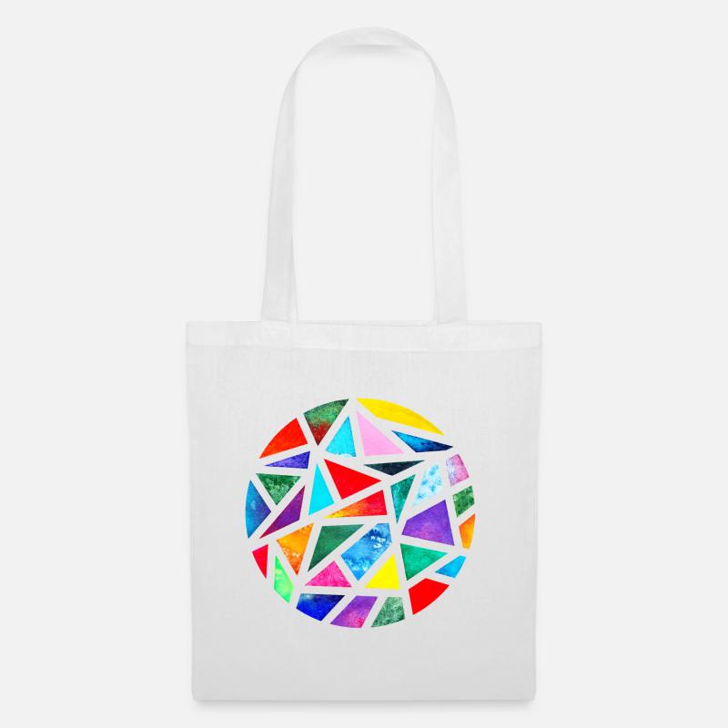 Kaleidoskop - Stoffbeutel - Weiß