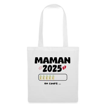 Mom 2025 in progress - Tote Bag - white - Front