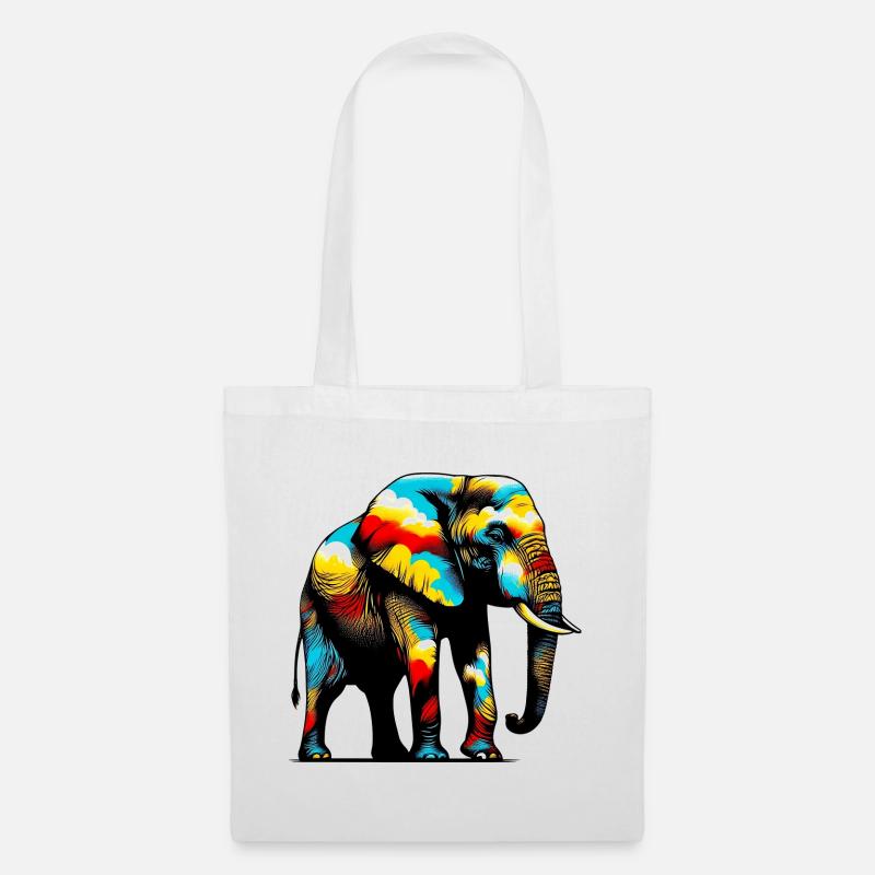 Elephant - Tote Bag - white