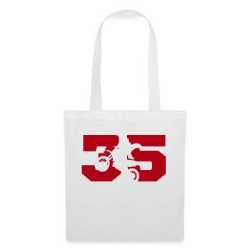 Moto 35 biker - Tote Bag - white - Front