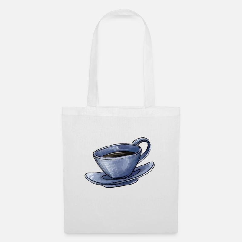 Kaffeetasse - Stoffbeutel - Weiß