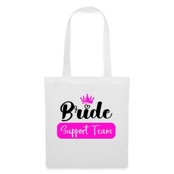 Bride Support Team - Tote Bag - white - Front