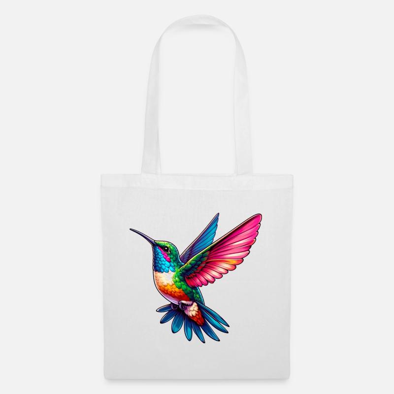 Kolibri - Stoffbeutel - Weiß