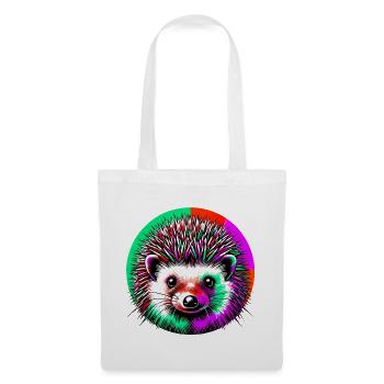 Hérisson - Sac en tissu - blanc - Devant