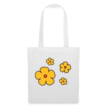 Flowers tricolor - Tote Bag - white - Front
