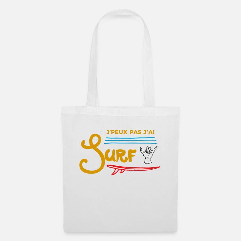 Ich kann nicht surfen - Stoffbeutel - Weiß