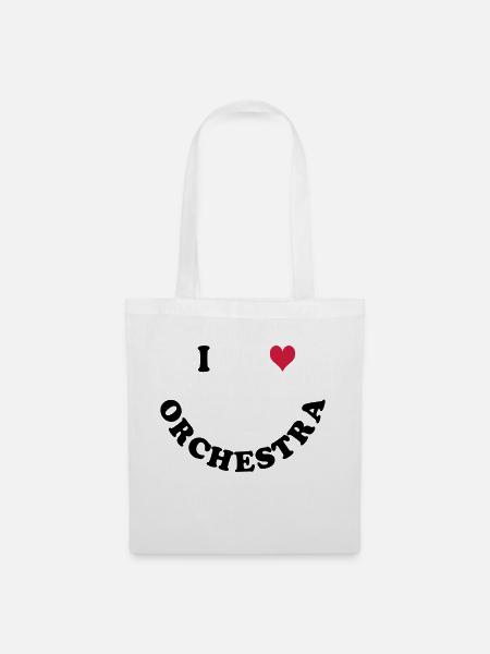 Orchester - Stoffbeutel - Weiß