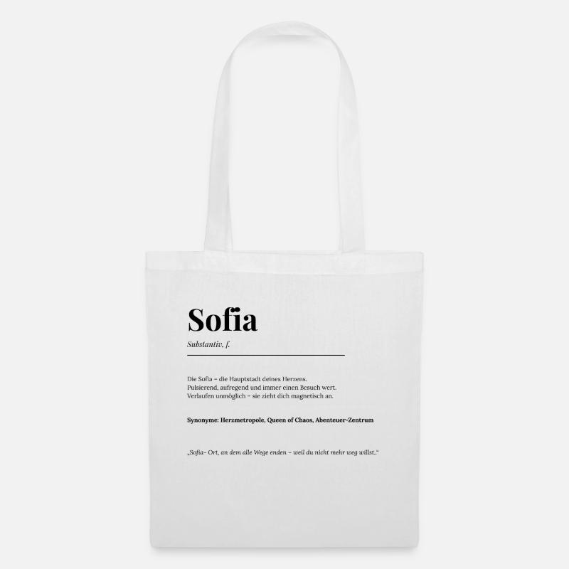 Sofia - Stoffbeutel - Weiß
