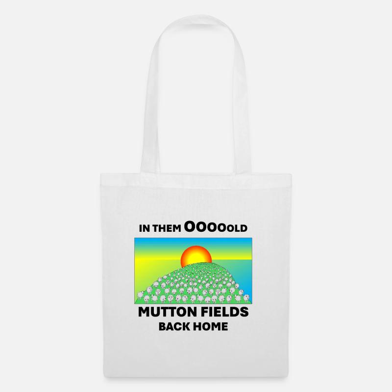 Mutton fields back home - Tote Bag - white