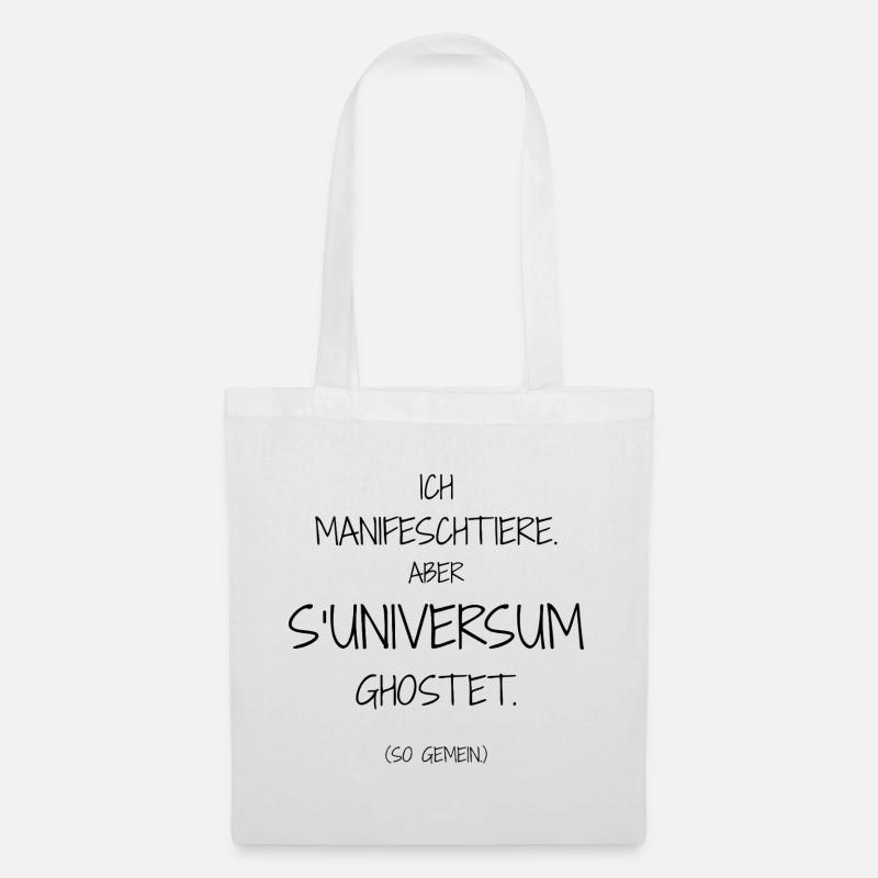Cool statement saying everyday life I Ch-dütsch - Tote Bag - white