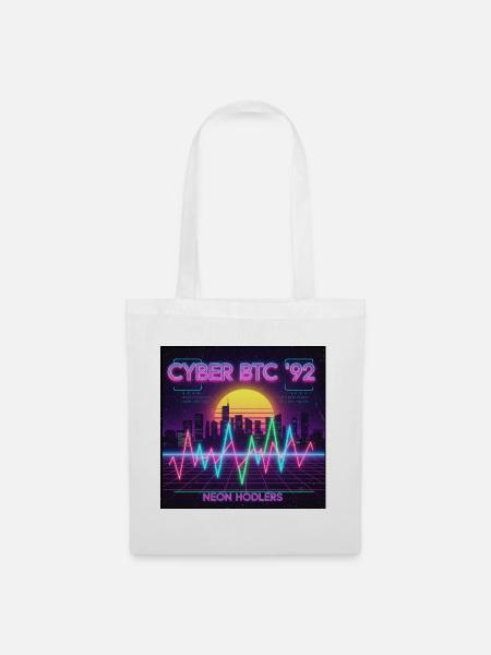 Cyber Trading - Stoffbeutel - Weiß