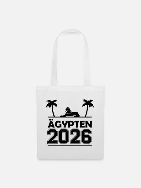 Ägypten 2026 - Stoffbeutel - Weiß