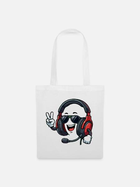 Happy Gaming-Headset - Stoffbeutel - Weiß