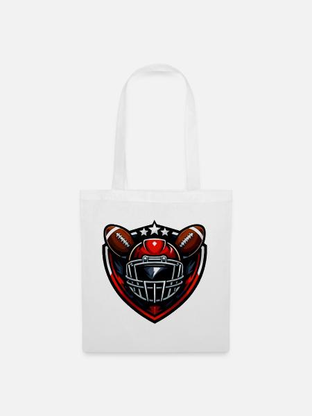 Kicker Shield Football Helm - Stoffbeutel - Weiß