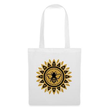 Mandala Bee Boho Yoga Beekeeping Bees - Tote Bag - white - Front