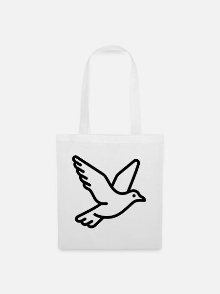 Möwe - Stoffbeutel - Weiß