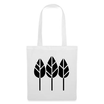 Gardener Three Trees Horticulture Motif - Tote Bag - white - Front