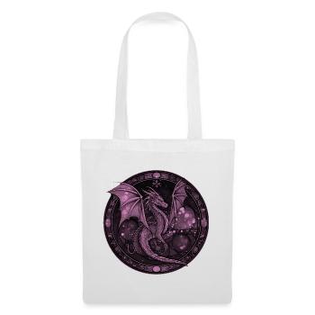 Purple Dragon - Stoffbeutel - Weiß - Vorne