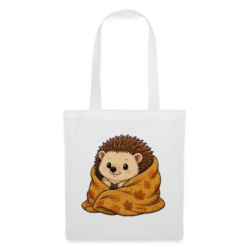 igel-decke - Stoffbeutel - Weiß - Vorne