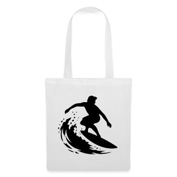 surfer_1 - Stoffbeutel - Weiß - Vorne