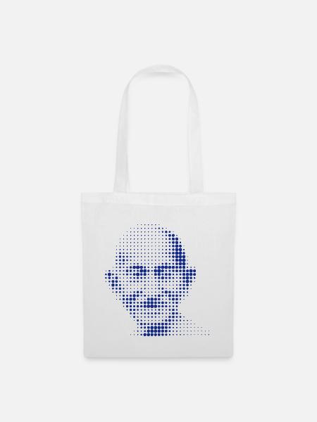Gandhi - Stoffbeutel - Weiß