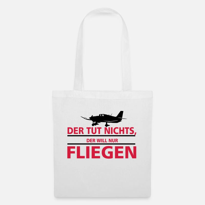 nurfliegen_robin - Stoffbeutel - Weiß