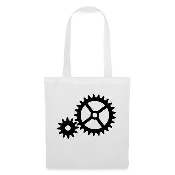 gears - Stoffbeutel - Weiß - Vorne