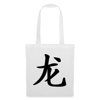Dragons - Horoscope chinois - Sac en tissu - blanc - Devant