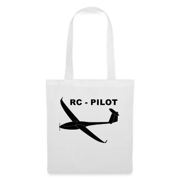 rc - pilot - Stoffbeutel - Weiß - Vorne