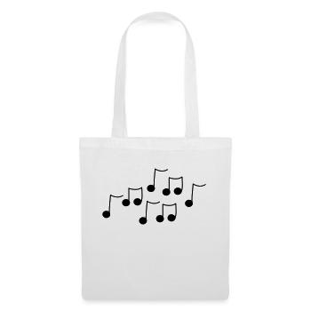 music - Stoffbeutel - Weiß - Vorne