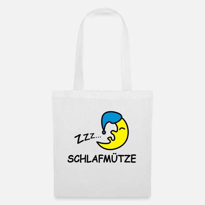 Schlafmütze - Stoffbeutel - Weiß