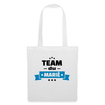 team du marié (vers.15) - Sac en tissu - blanc - Devant
