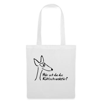 podenco kuehleschrank - Stoffbeutel - Weiß - Vorne