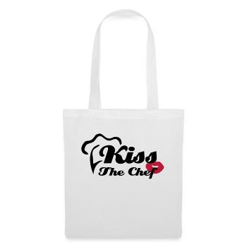 Embrassez le chef - Sac en tissu - blanc - Devant