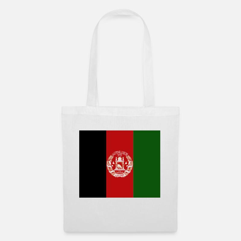 Afghanistan - Stoffbeutel - Weiß