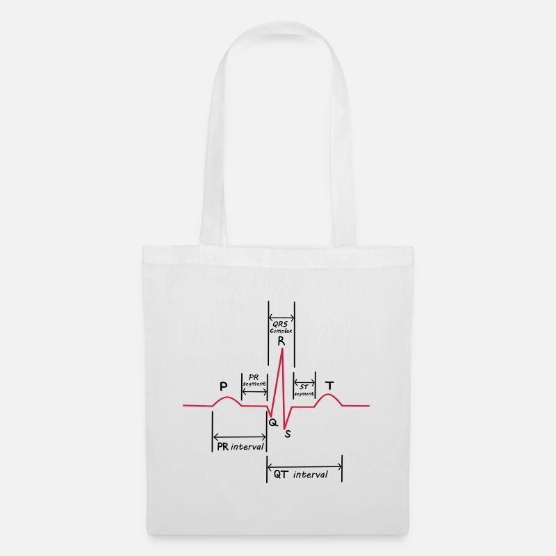 ECG - Stoffbeutel - Weiß