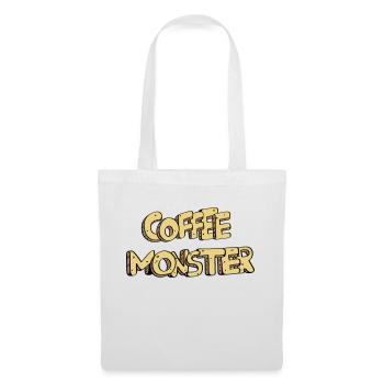 textcoffee_monster - Tote Bag - white - Front