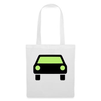 Auto Symbol - Stoffbeutel - Weiß - Vorne