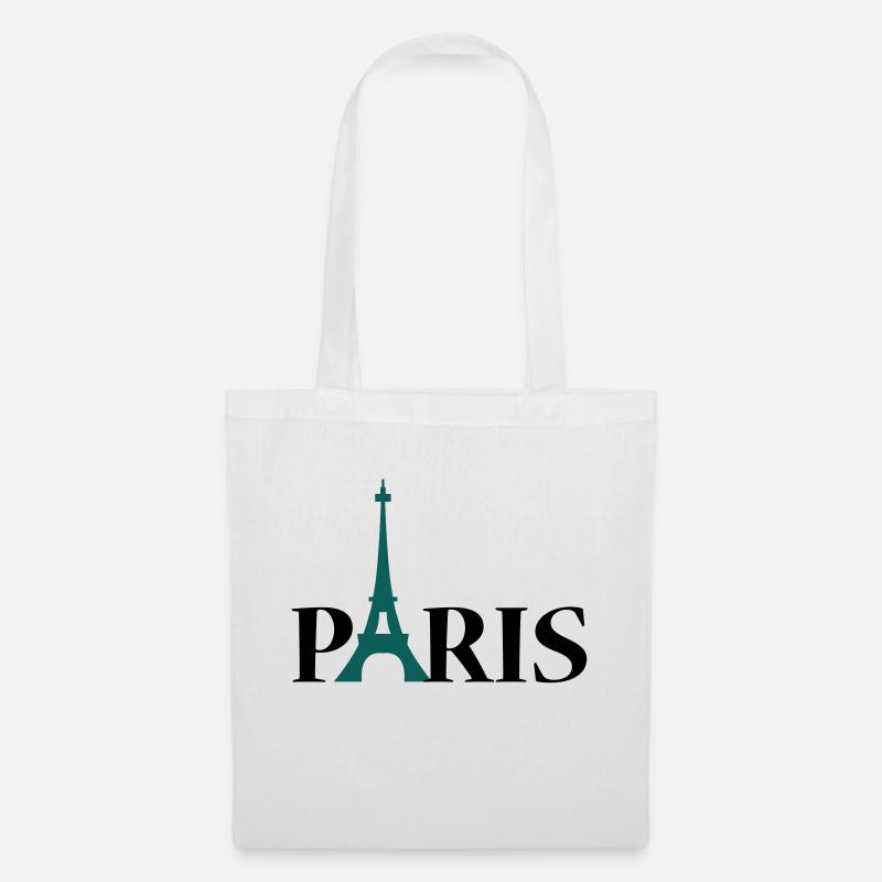 Paris Eiffeltoren / Eiffeltower / Tour Eiffel - Tote Bag - white