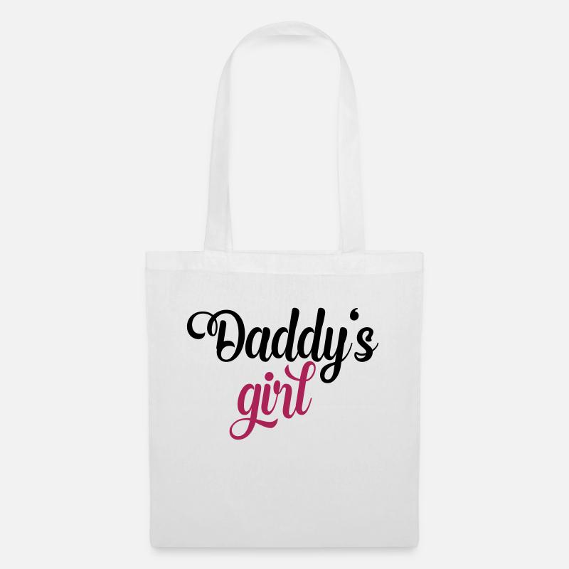 daddy's girl - Stoffbeutel - Weiß