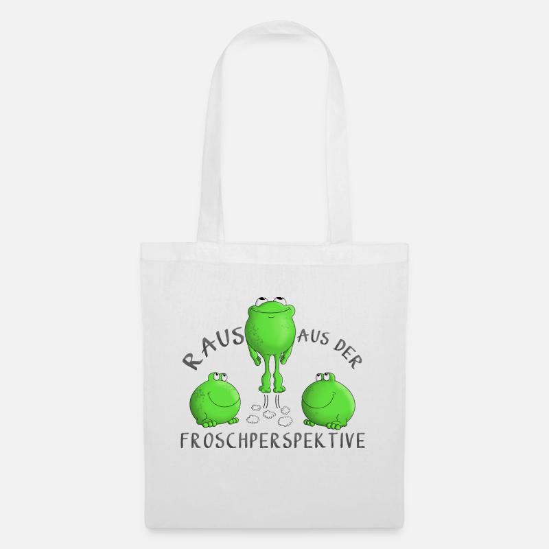 Motivation frog - Tote Bag - white