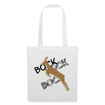 Bock³ - Stoffbeutel - Weiß - Vorne