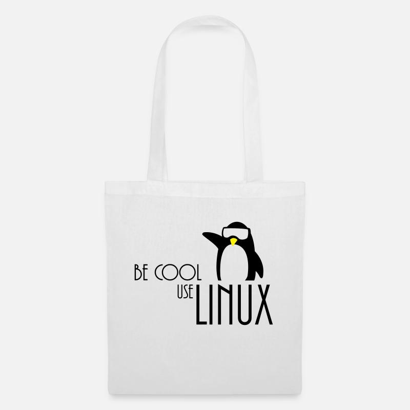 être cool utilisation linux - Sac en tissu - blanc