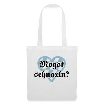 Mogst schnaxln - Stoffbeutel - Weiß - Vorne