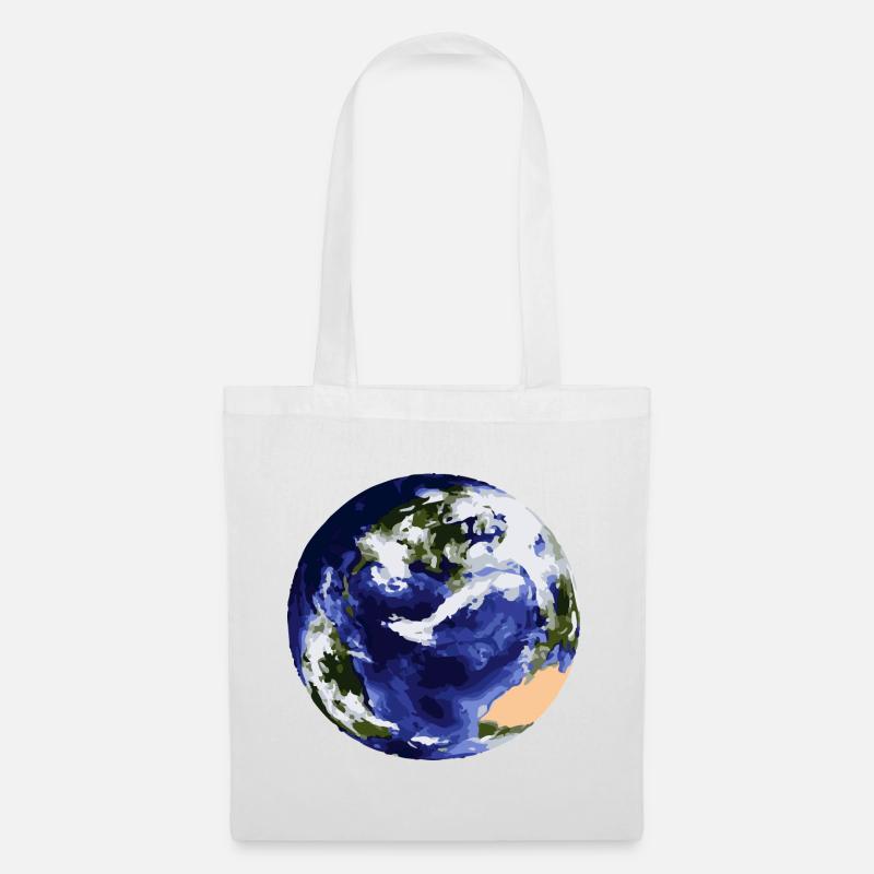 Mutter Erde! Unser Planet Erde / planet earth - Stoffbeutel - Weiß