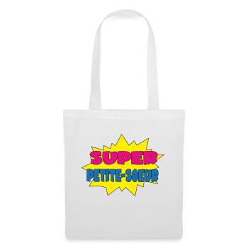 Super petite-soeur - Stoffbeutel - Weiß - Vorne