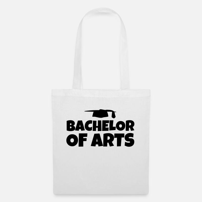 Bachelor of Arts Abschluss Studium Geschenk - Stoffbeutel - Weiß