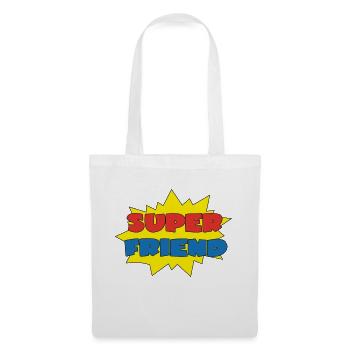 Super friend - Sac en tissu - blanc - Devant